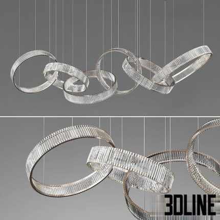 Crystal Ring Chandelier 0(3dline.net)