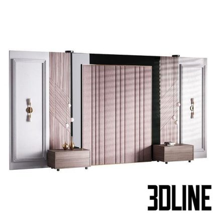 Decorative Wall panel 45 0(3dline.net)