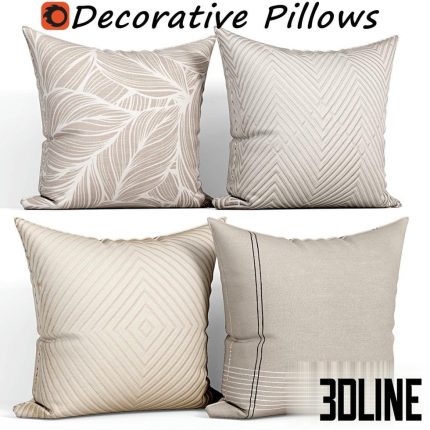 Decorative pillows set 116(3dline.net)