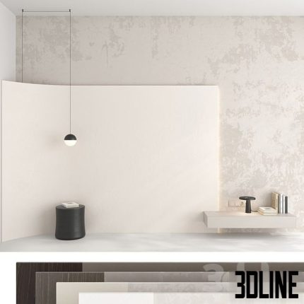 Decorative wall panel set 88 0(3dline.net)