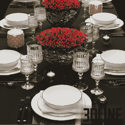Dining_Set_3(3dline.net)
