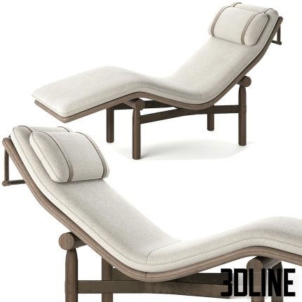 District Eight Stilt Chaise Lounge(3dline.net)