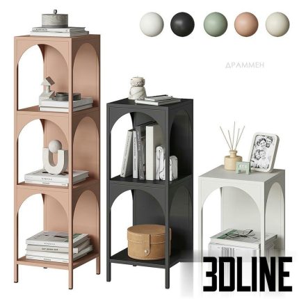 Drammen shelving Divan.ru  0(3dline.net)