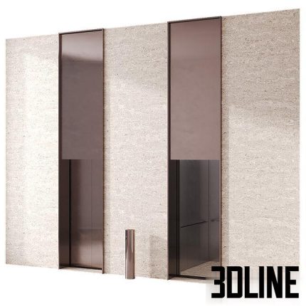 Elevator with bronze 0(3dline.net)