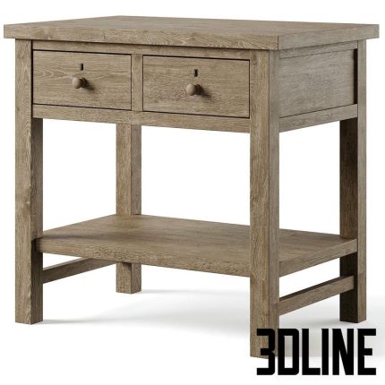 Drawer_Nightstand_by_pottery_barn (3dline.net)