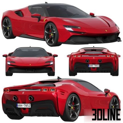 Ferrari SF90 Stradale 0(3dline.net)