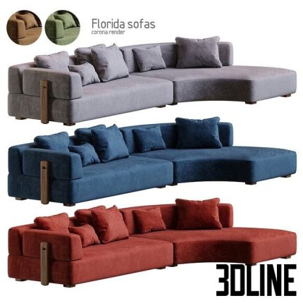 Florida sofa CORONA 0(3dline.net)