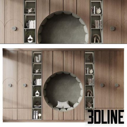 Furniture composition 735 0(3dline.net)