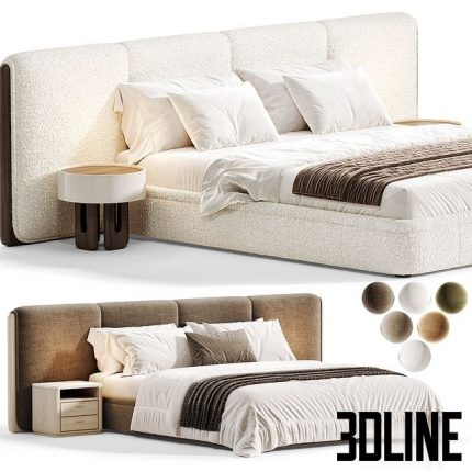 GIPPO Bed By Luzaro 0(3dline.net)