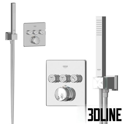 GROHE_Grohtherm_SmartControl (1)(3dline.net)