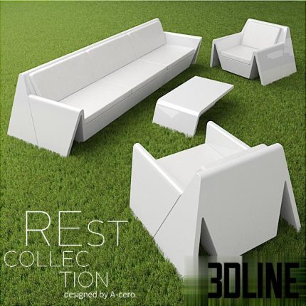 Garden furniture REst collection 1(3dline.net)