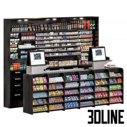 Gas station store 0(3dline.net)