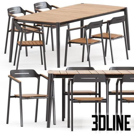 ICON ARMCHAIR and ICON DINING TABLE 89(3dline.net)