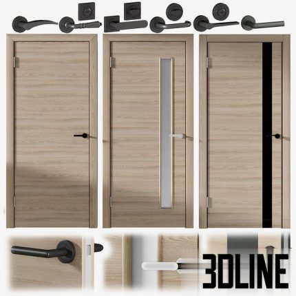 Interior doors with locks included Hardflex 0(3dline.net)