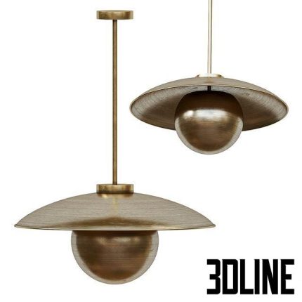 Jan Garncarek Design Metropolis Brass Suspension 0(3dline.net)