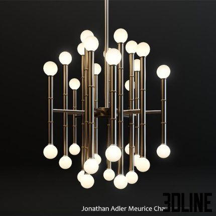 Jonathan Adler Meurice Chandelier Light (3dline.net)