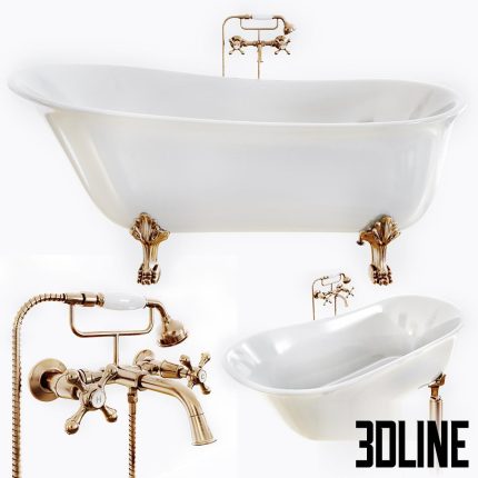 Kado era freestanding bath(3dline.net)