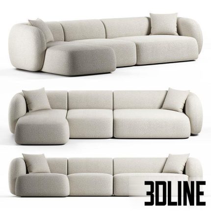 Kave Home – Martina, 4 seater sofa 0(3dline.net)