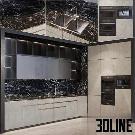 Kitchen Modern 5 0(3dline.net)