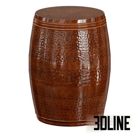 Kyra Drum End Table by Mistana(3dline.net)