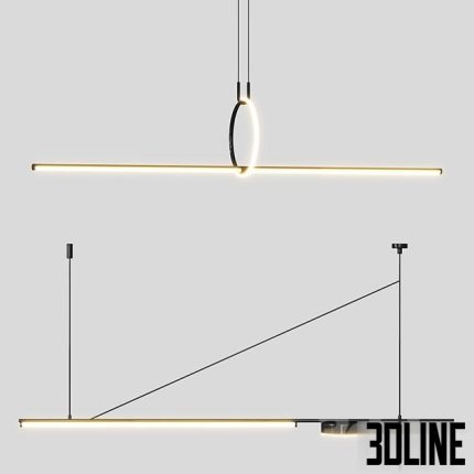 Led Chandelier 1 0(3dline.net)