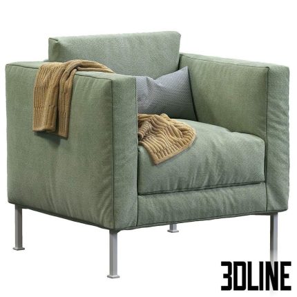 Livingdivani armchair box(3dline.net)