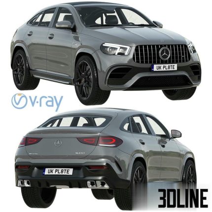 Mercedes-Benz AMG GLE 63 Coupe 2021(3dline.net)