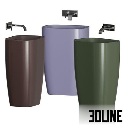 Milk Washbasin Nic Design 1(3dline.net)