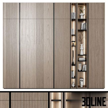 Modular wardrobes in modern style 62 0(3dline.net)