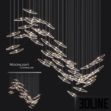 Moonlight chandelier by orche 0(3dline.net)