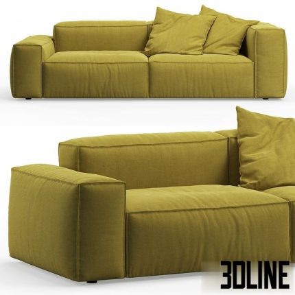 NeoWall 2 seat Sofa by Living Divani 0(3dline.net)