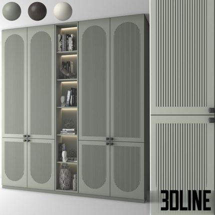 Neoclassical wardrobe 09 0(3dline.net)