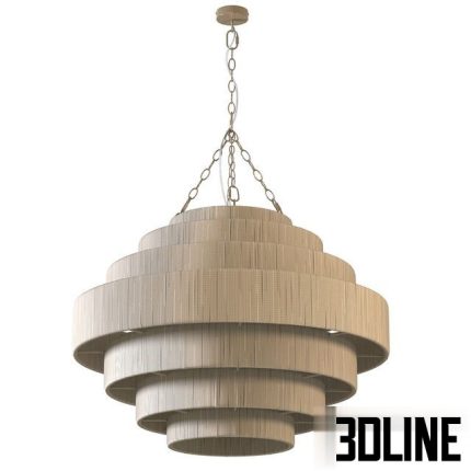 Palecek everly pendant natural light 0(3dline.net)