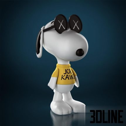 Snoopy KAWS(3dline.net)