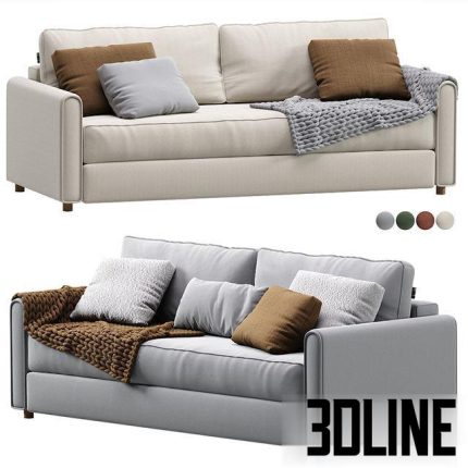 Sofa Lille Velvet Light 0(3dline.net)