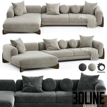 Softbay Porada Modular Sofa (01)(3dline.net)