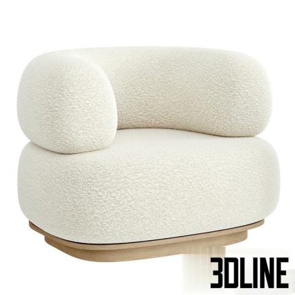 Split armchair(3dline.net)