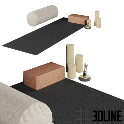 Stylish yoga set(3dline.net)