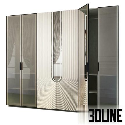 Swing cabinet for clothes Lexus(3dline.net)