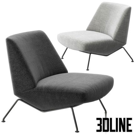The Sleek armchair by Bonaldo(3dline.net)