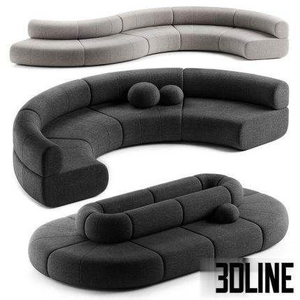 Track Artifort sofa 0(3dline.net)