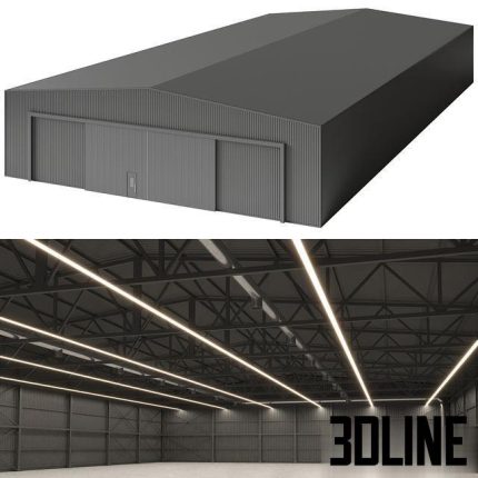 Warehouse Hangar 0(3dline.net)
