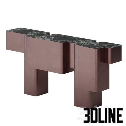 Xenolith Console by Kelly Wearstler 0(3dline.net)