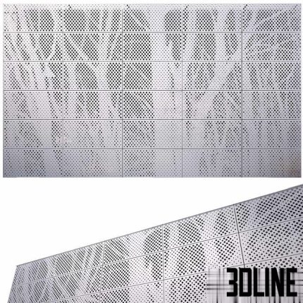 perforated metal panel N7 0(3dline.net)