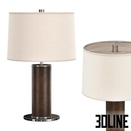 Beckford Leather Table Lamp 0(3dline.net)