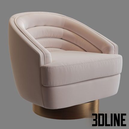 Chair SAFAVIEH Arvilla Swivel Club Chair 0(3dline.net)
