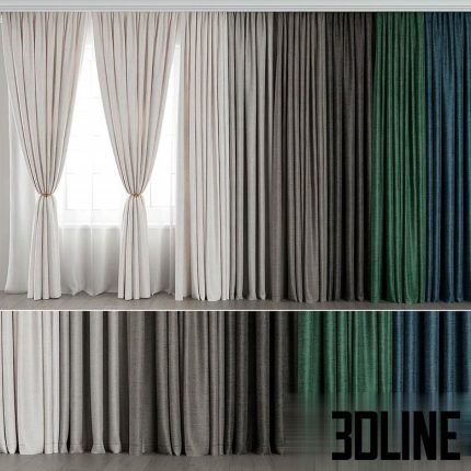Curtain for Interior 031(3dline.net)