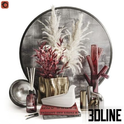 Decorative set 34 0(3dline.net)