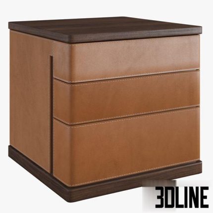 Fidelio Notte Poltrona Frau Bedside cabinet 0(3dline.net)