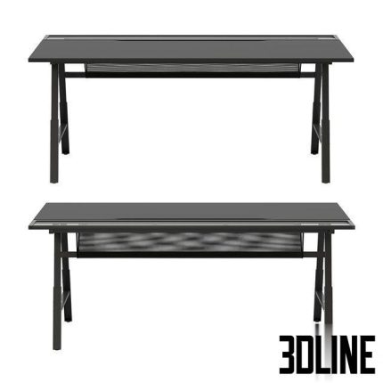 Gaming computer desk Ikea UTESPELARE 1(3dline.net)